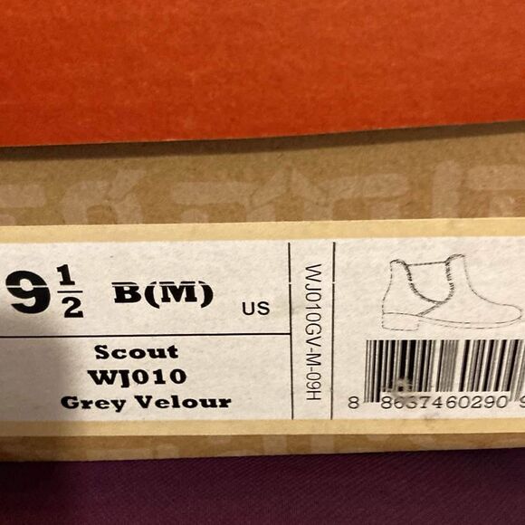 Propet women’s gray velour boots size 9 1/2 - Picture 5 of 5